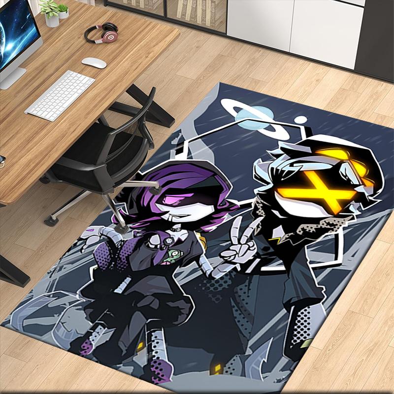 Murder Drones Printed Carpet, for Office Chair Living Room Bedroom Kitchen Room Decor Gifts.