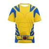 Zomer Mannen T-shirt Deadpool Wolverine Kostuum T-shirt Voor Mannen Korte Mouw Superheld Trainingsuniform Trainingspak Dames Top