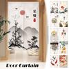 Chinese Style Koi Partition Door Curtain Home Entrance Doorway Living Room Decor Half-Curtain Kitchen Partition Bedroom Noren