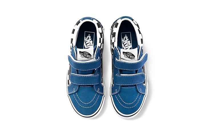 Vans SK8 Reissue V Mid top Kids' Skateboarding Shoes Black White Children Aged 3 7 Years Old VN0A346Y2JE
