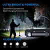 Powerful LED Flashlight Rechargeable 18650 IPX6 Waterproof Flashlight Work HeadLamp High Lumen Head Torch With Magnet Tail