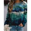 Natural Scenery Painting Floral 3D Printed Women Hoodies Streetwear Sweatshirts Oversized Pullover Tracksuits Girls Clothing