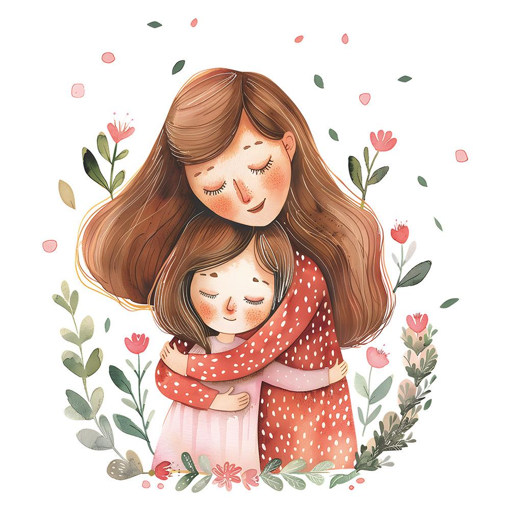 Fun-f143 Mother's Day Home Decor Children's Room Bedroom Living Room Wall Sticker