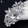 Waterdrop Flower Brooch Pin Rhinestone Crystal Brooches Bouquet Wedding Jewelry