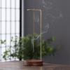 New Wooden Incense Burner Upside Down Round Incense Stand Stable Base Incense Stick Holder Home Ornament