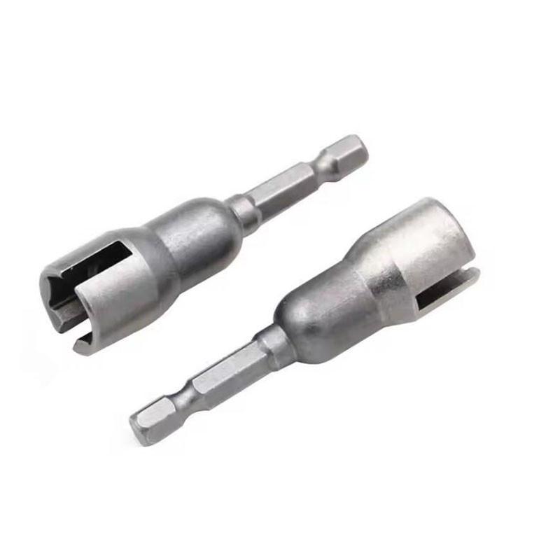 Natural Slotted Butterfly Hole Socket Wrench 65mm Hexagonal Handle Electric Screwdriver Wing Nut Socket Tool
