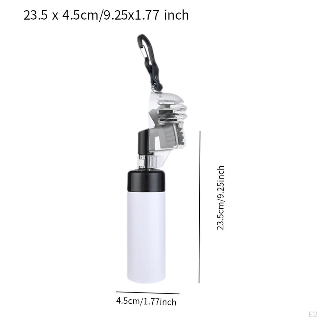 Golf Club Brush Accessory Cleaning Tool Professional Press on Compact Water