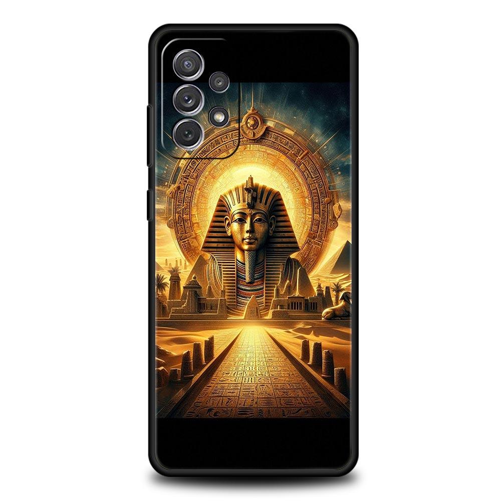 Ancient Egypt Egyptian God pyramid Case For Samsung A15 A13 A51 A71 A41 A31 A21S A03S A05 A35 A55 A23 A25 A33 A53 A73 5G Cover