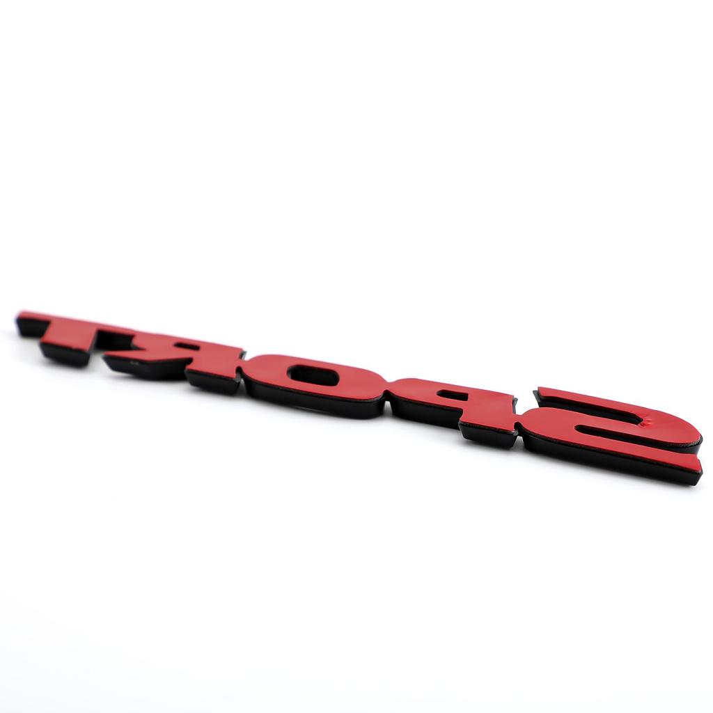 3D Metall Sport Logo Auto Kofferraum Heckklappe Emblem Plakette Aufkleber Silber/Schwarz