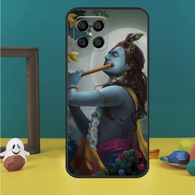 Indian God Lord Krishna For Huawei P30 Lite P50 P40 P20 Pro P Smart Z Nova 9 5T Cover For Honor 50 X9 X8 X7 Case