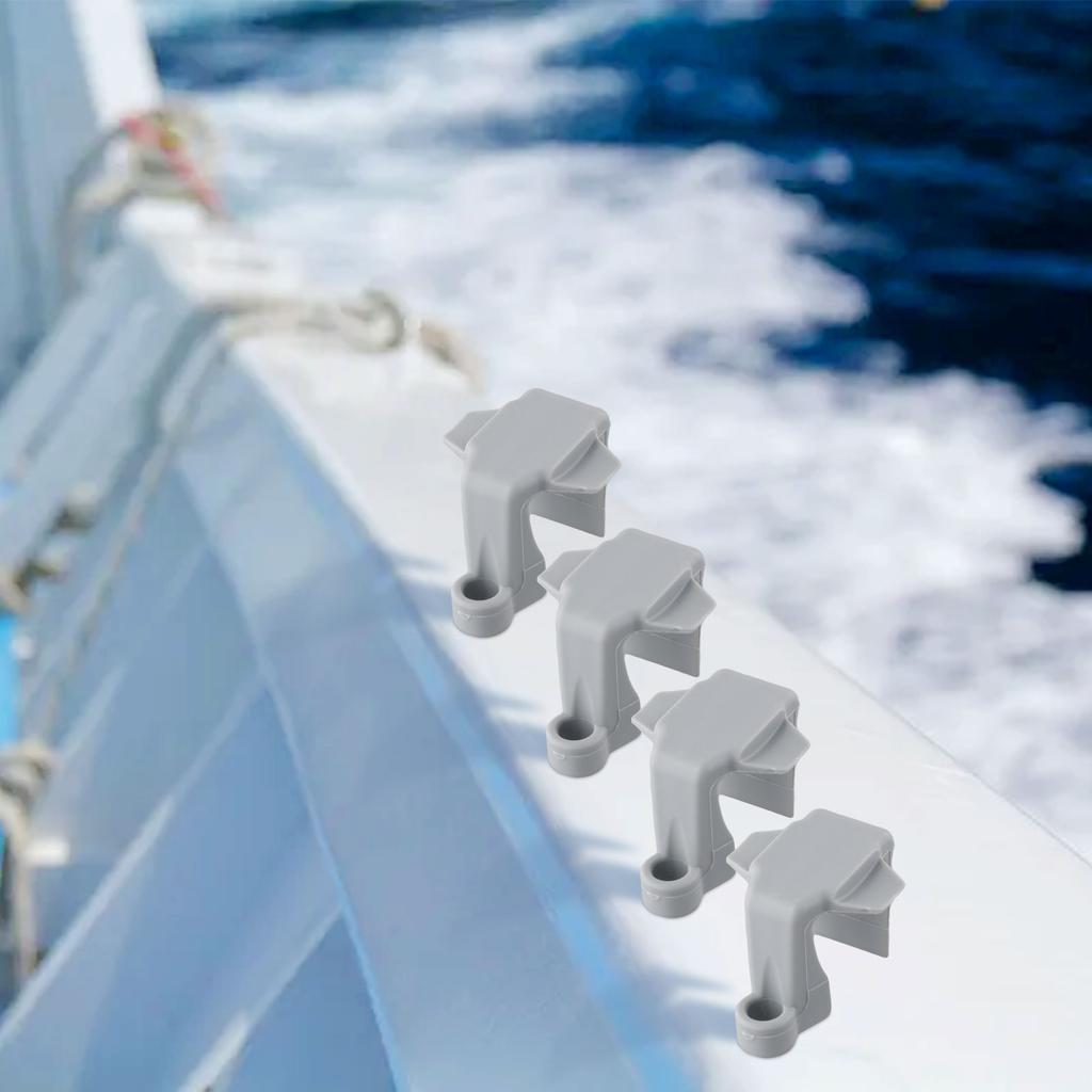 Features Hull Pontoon Boat Square Rail Mount Acrylonitrile Butadiene Styrene As Pic Bumpers Hanger Adjuster Clip