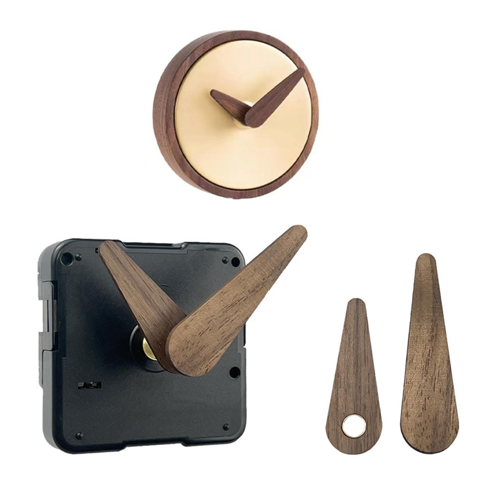 

Бесшумный кварцевый механизм для настенных часов своими руками с деревянными стрелками для творческого домашнего декора, часовой механизм для панели 8-10 мм