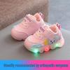 Waterproof Light-Up Leather Baby Walking Shoes for 0-3 Year Olds - Unisex Sports Shoes for Boys and Girls