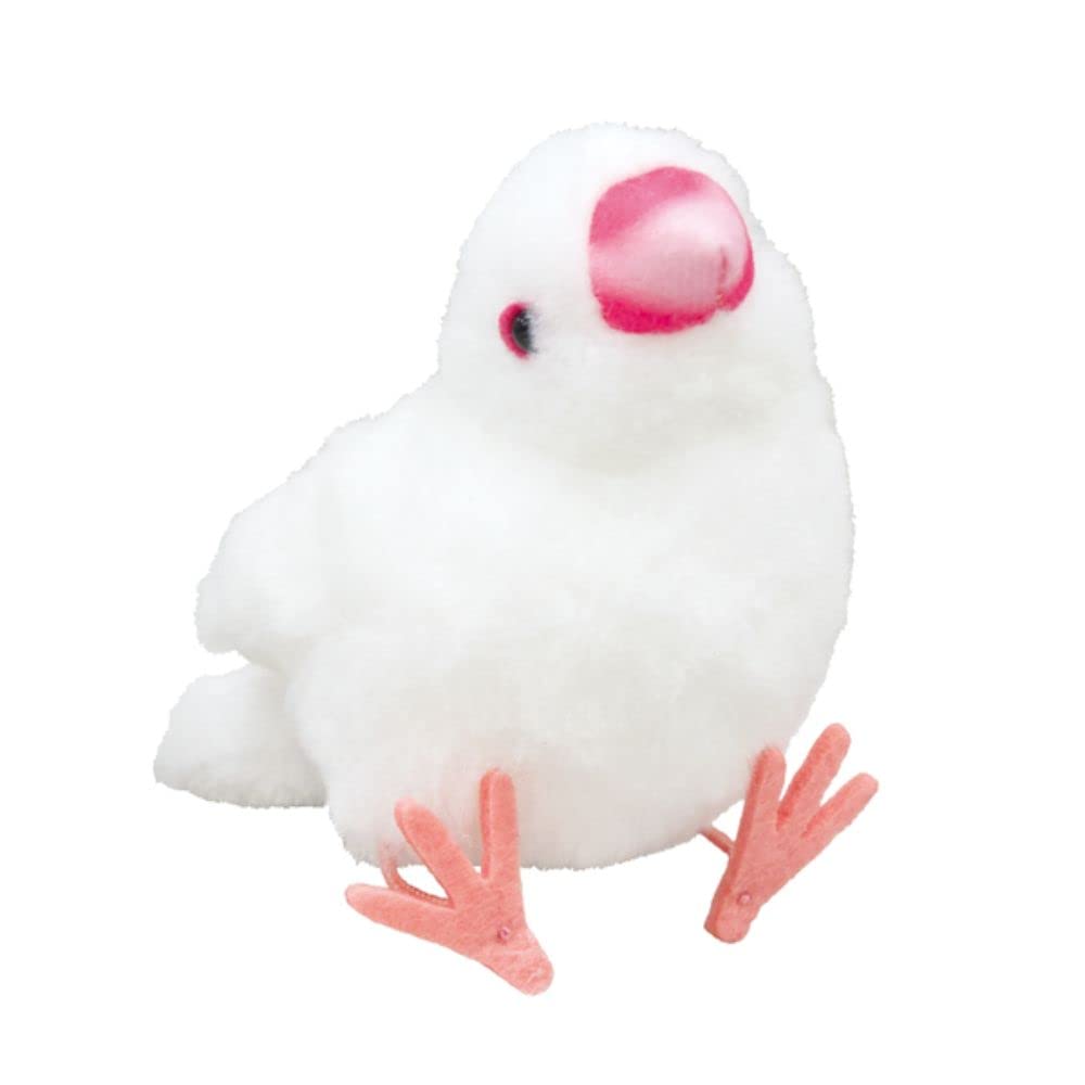 

Yoshitoku Kotori no Ne White Java Sparrow Plush Toy 180095