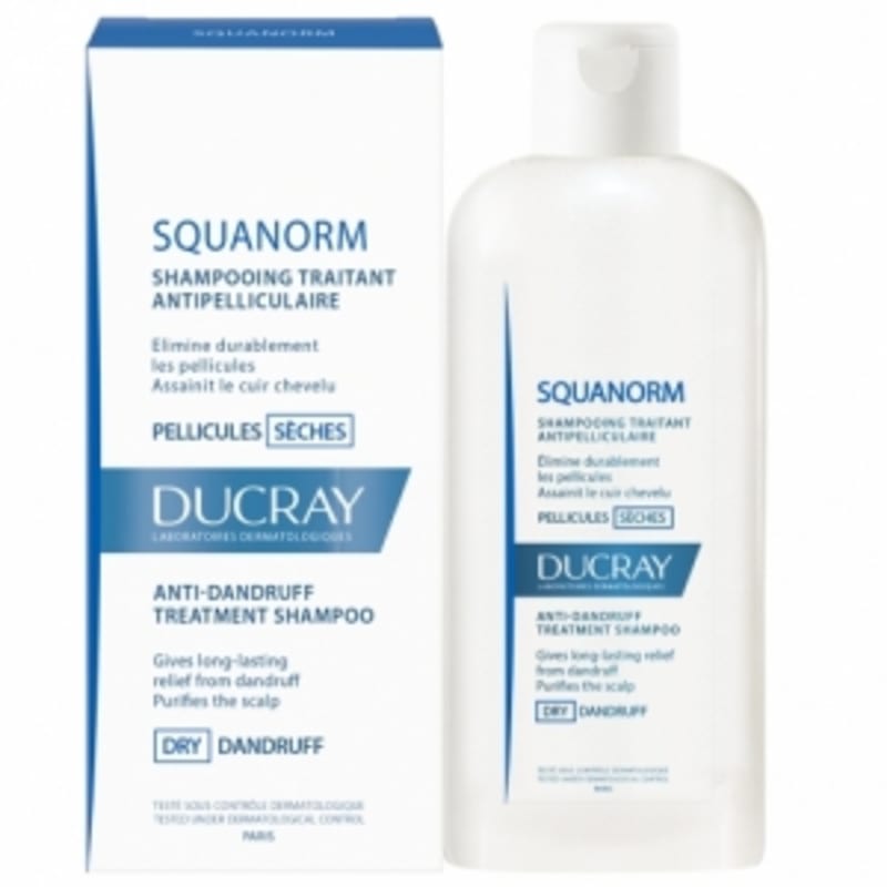 

Ducray Squanorm Shampoo 200ml - Dry Scalp, Dandruff