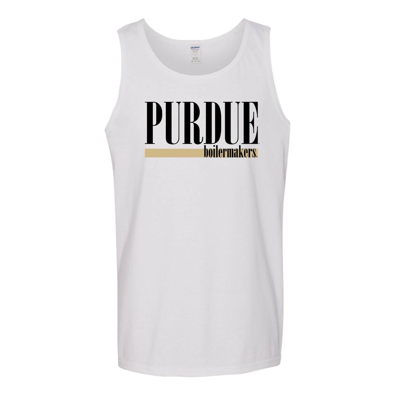 Purdue Boilermakers Boldline Tank Top - White S