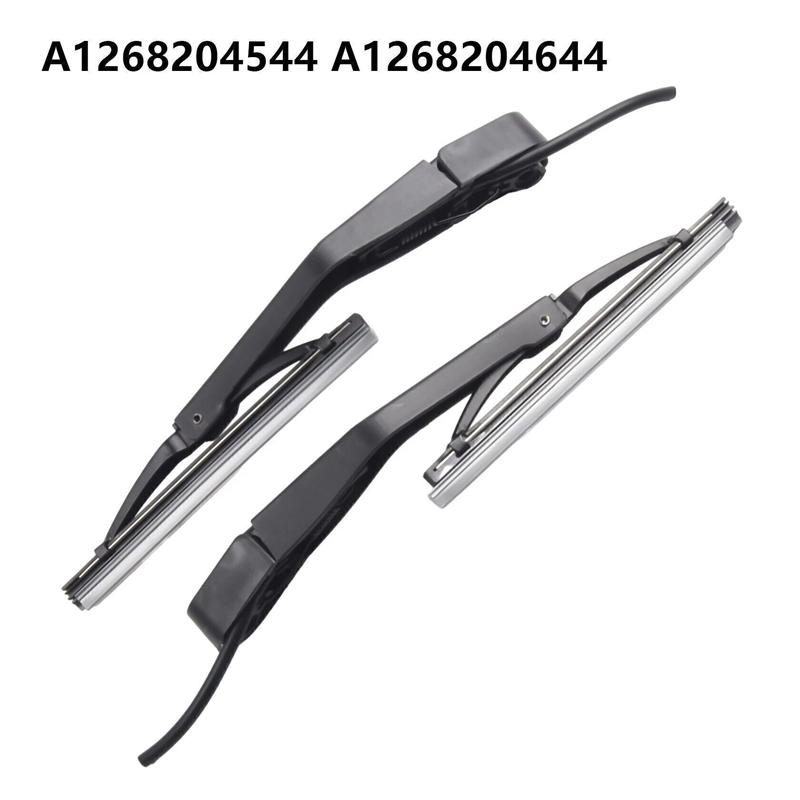 Left And Right Headlight Wiper For Mercedes W126 A1268204544 A1268204644 Front Light Wiper Kit Replacement 2007 2008 2009 2010