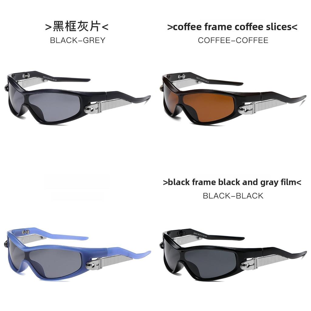 Y2k Futuristic Sunglasses Women Polarized Uv400 Outdoor Sports For Streetwear