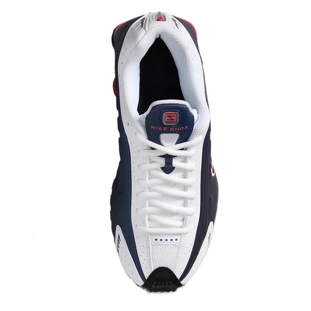 Nike Shox R4 GS USA Kids Sneakers Blue Midnight-Navy White CW2626-400