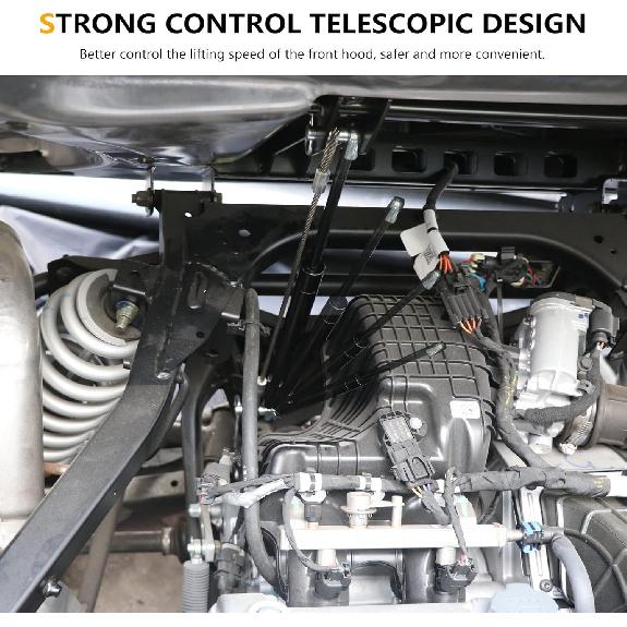 Dump Box Shock Dump Bed Lift Support Compatible with Polaris Ranger RGR 570 900 1000 Cargo Gas Springs Struts Replacement for 7044674 7045352 7043967
