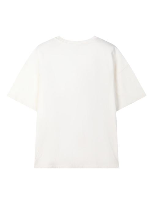 SUNDAY FRUIT MARKET Cherry Billiards Tee Ivory
