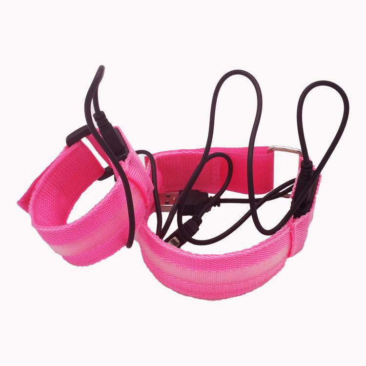 LED Reflective Sports Armband – Safety Bracelet for Night Running, Cycling, Concerts, and Parties