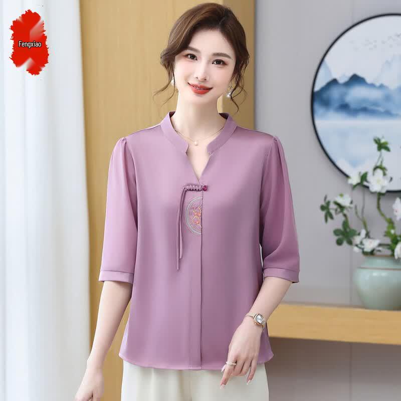 Women s Plus Size Ice Silk Knit Top 3XL