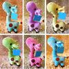 Stuffed Toy Skin-friendly Cartoon Animal Giraffe Shape Stuffed Animal Plush Toy for Kid