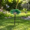 Detachable Standing Bird Basin Flower Shaped Bird Watering Station Hummingbird Feeder  Garden Decor