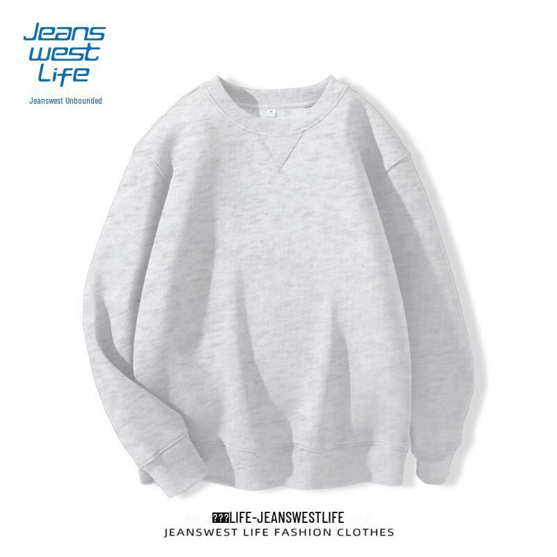 

JEANSWEST LIFE Men s Loose Crewneck Sweatshirt 4XL