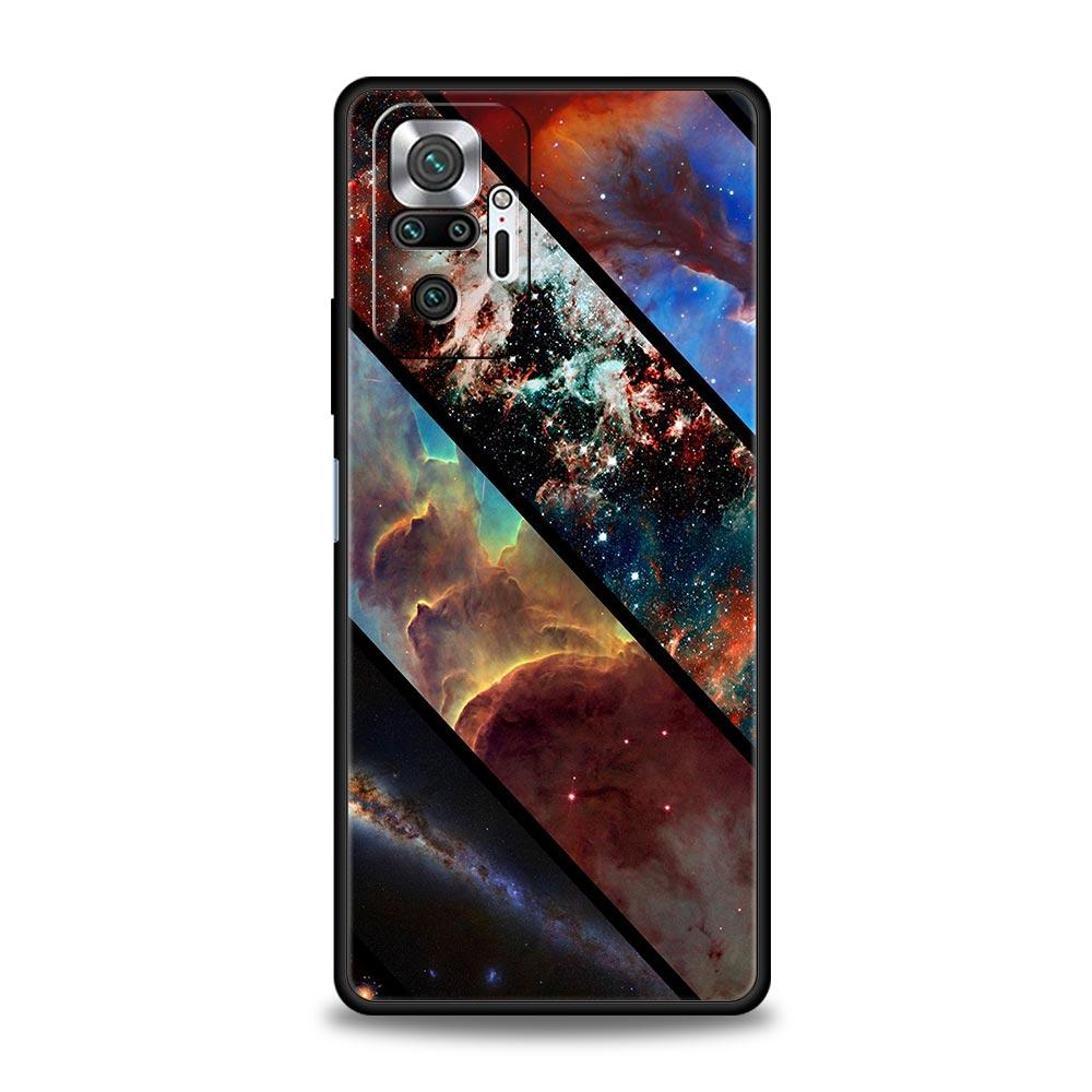 

Милый роскошный чехол для телефона Astronaut Moon для Xiaomi Redmi Note 12 11 10 Pro Plus 9S 9 8 7 9T 8T 9C 9A 5G K40 игровой силиконовый чехол Redmi Note 11