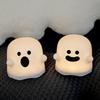 Ghost Night Light: Cute Tap & Timer Bedside Sleep Companion with Charging Atmosphere, Perfect for Fun Pranks & Gifts.