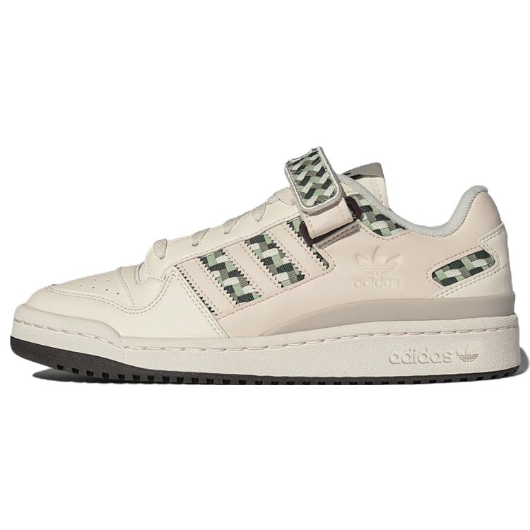 Adidas Originals Forum Low Leather Comfortable Low-Top Sneakers Unisex Sneakers Beige FZ5591