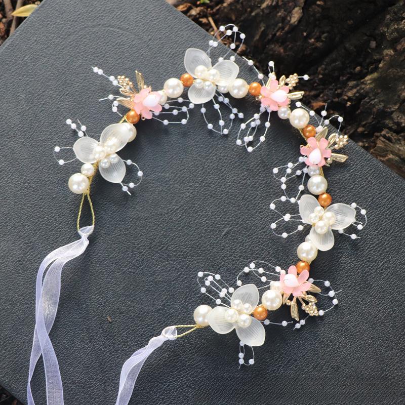 Floral Mori Style Headband for Girls - Fairy Princess Wreath Accessory