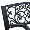 VidaXL Banc de Jardin Banc de Jardin Banc de Terrasse Banc d'Extérieur Banc de Parc Banc de Patio Durable Meuble d'Extérieur 47940