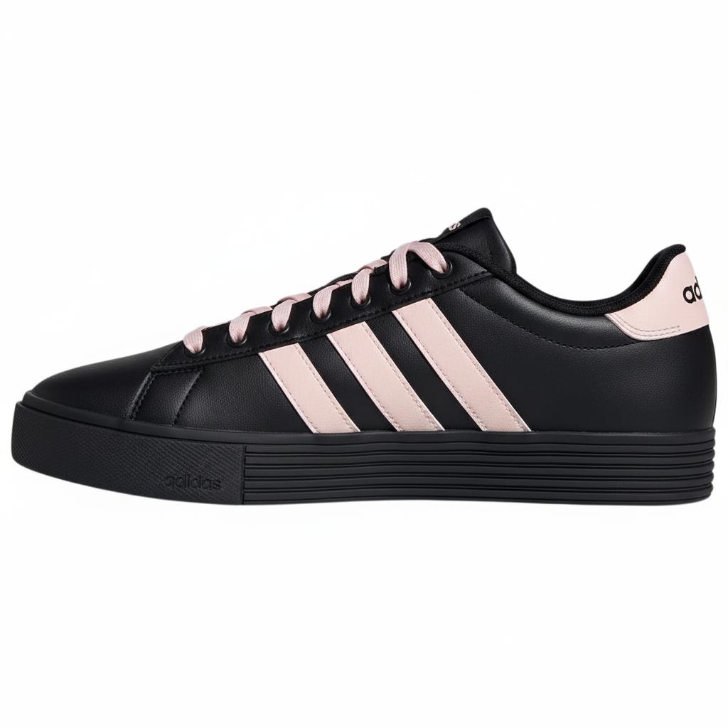 

Adidas Ежедневные 4.0 Синтетическая кожа Удобные Универсальные Низкие кеды-кроссовки Унисекс Черно-розовые KH8004 40⅔