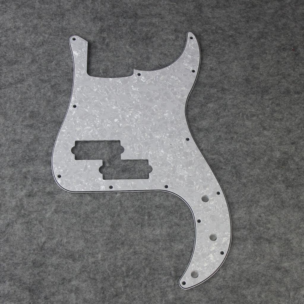 FLEOR 1PCS PB Bass Pickguard Bass 4 Strings PB Bass Scratch Plate 13 Holes with Pickguard Screws