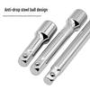 1/2" Fly Socket Extension Bar, Electric Wrench for Furniture and Tire Removal, Anti-Slip