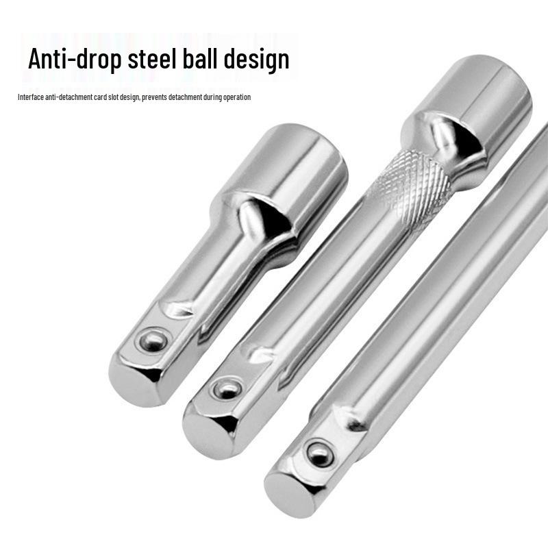 1/2" Fly Socket Extension Bar, Electric Wrench for Furniture and Tire Removal, Anti-Slip