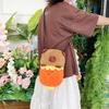 Adorable Plush Capybara Cartoon Shoulder Bag For Kids Lightweight Breathable Design