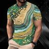 Women Short Sleeve Crew Neck T Shirt Dark Gray Colorful Yellow Purple Feather Floral Print Top