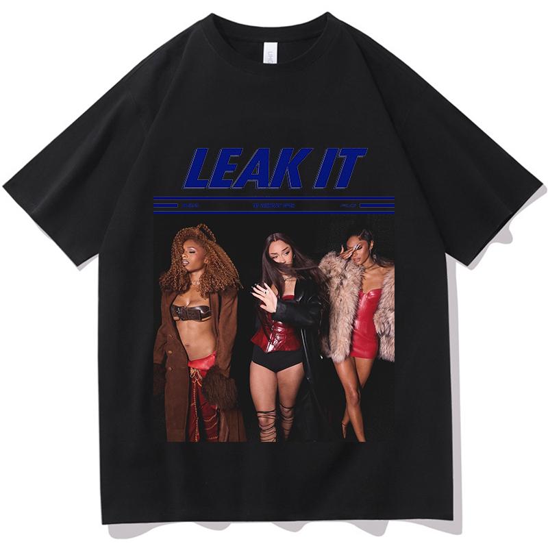 Vintage FLO Leak It Tour 2026 Tshirt Unisex Women Fashion Retro Style T Shirt Unisex Casual Oversized Aesthetic Cotton Tshirt Tops