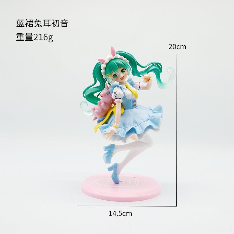 Cute Girl Hatsune Miku Anime Character Fashionable Suitable For Desktop Decoration Ornaments Doll Christmas Gift Pvc Collectible