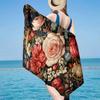Floral Elegance In Bloom Beach Towel, Super Soft Microfiber, Gift for Her/Him, Birthday, for Pool, Beach, Travel, Home Decor Fan gifts
