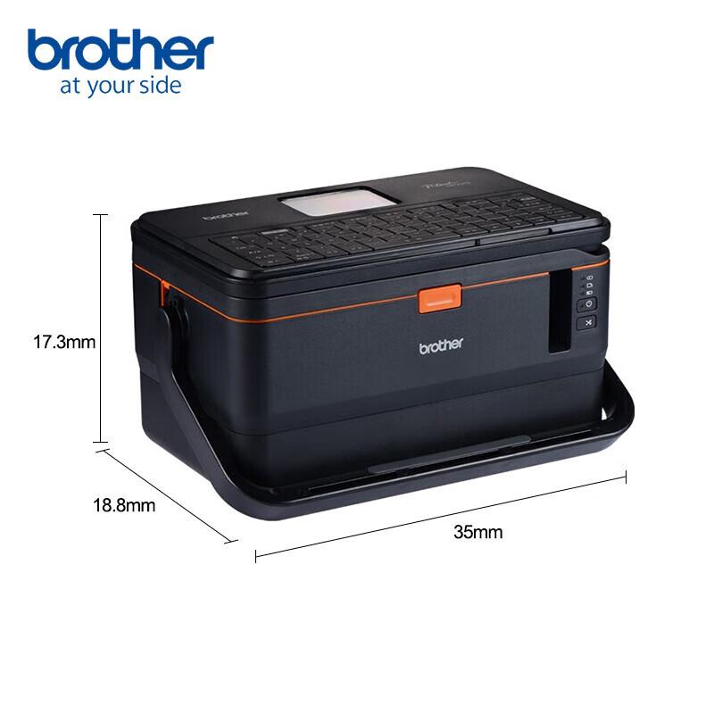 Brother PT-E800TK Industrial Label & Wire Marker Printer