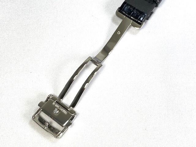 L0E5011J9 SEIKO Presage 20mm Leather Strap with Crocodile for via Buckle, Black, SARD011/ 6R24-00F0 (Ships Nekoposu)