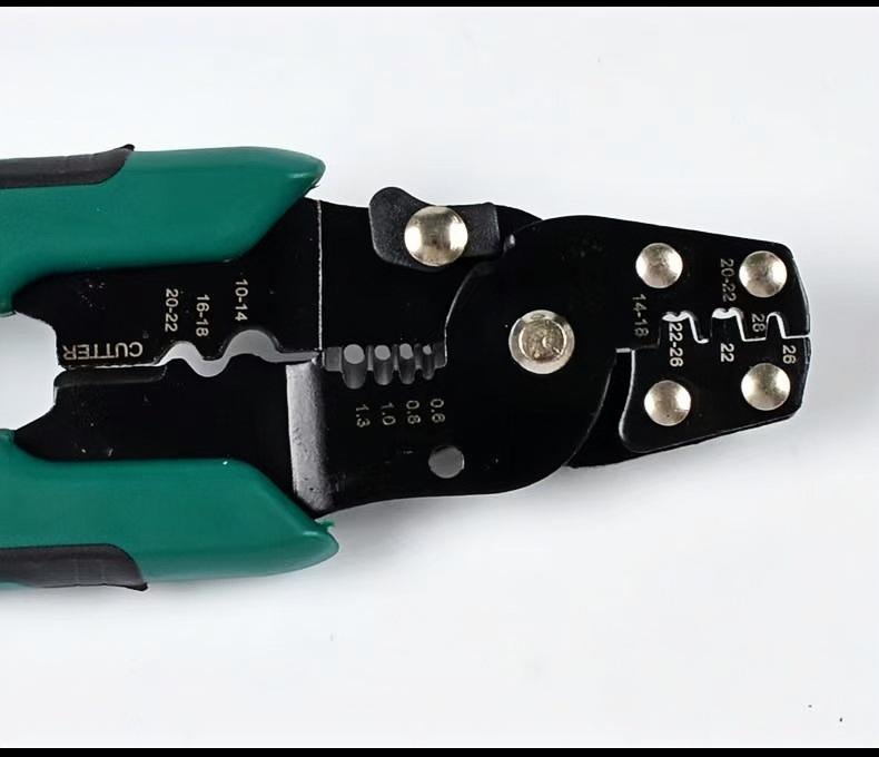Multifunctional Electrician's Crimping Pliers: Terminal Connectors, Stripping, Cutting, Crimping for Wires and Cables