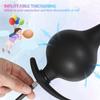 Super Big Inflatable Anal Plug Sex Toys Huge Silicone Butt Plug Large Buttplug Annal Dildo Pump Anus Dilator Expander Balls Bullet