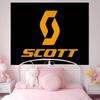 SScott Bike Logo Tapestry Art Printing Art Science Fiction Room Home Decor Wall Art Decor
