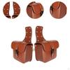 2 Pieces Motorcycles Saddlebags Motorbike Luggage Bag Portable Firm Attachment Tool Pouch for